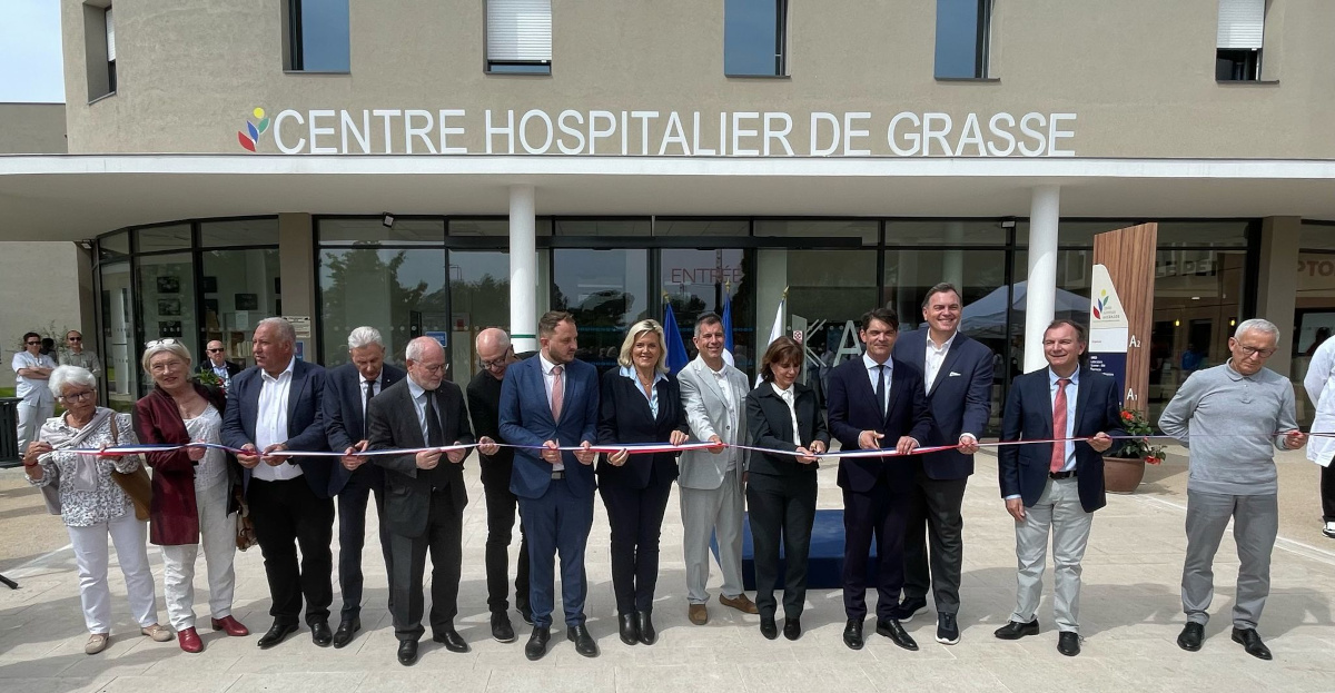 Inauguration de la première phase des travaux de modernisation de l'hôpital de Grasse