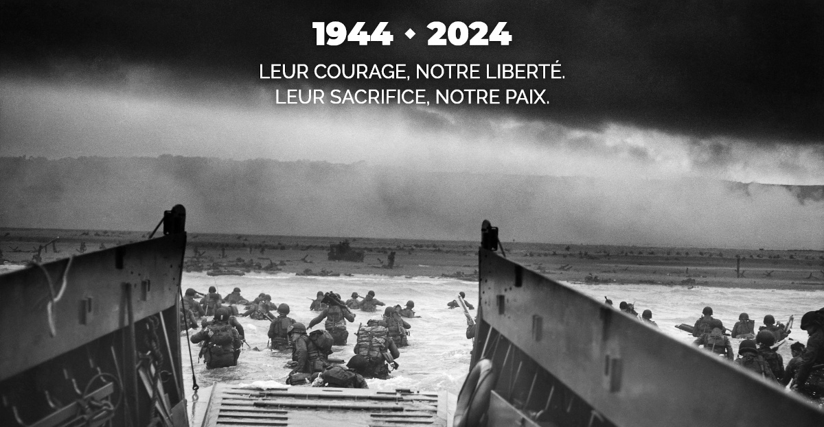 Leur courage, notre liberté. Leur sacrifice, notre paix.