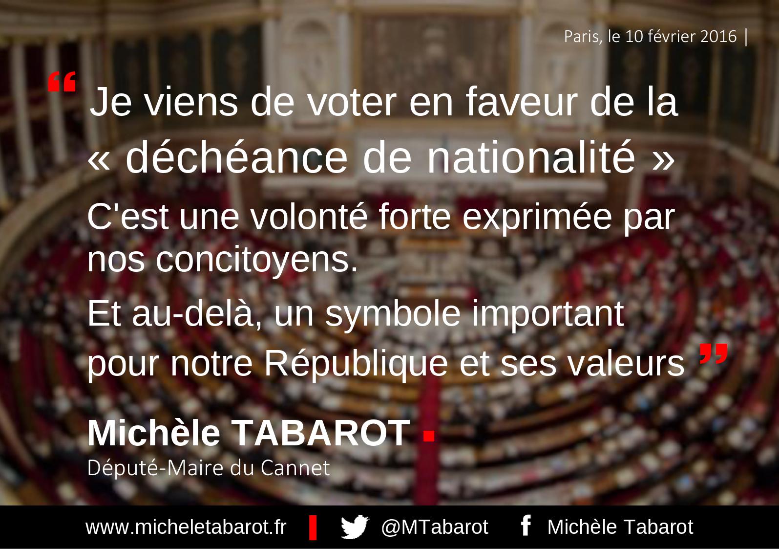 Michèhèle TABAROT : 