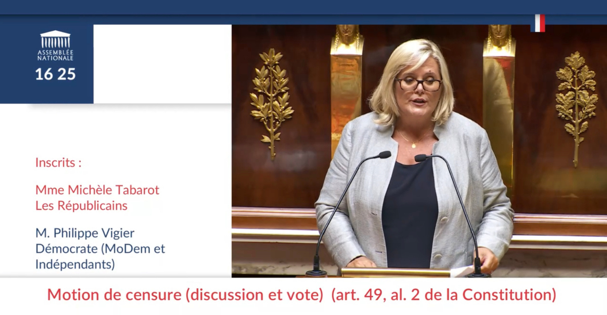 Motion de censure de la Nupes : Madame la 1ère Ministre, si aujourd'hui vous n'avez pas notre défiance, vous n'avez pas notre confiance pour autant...