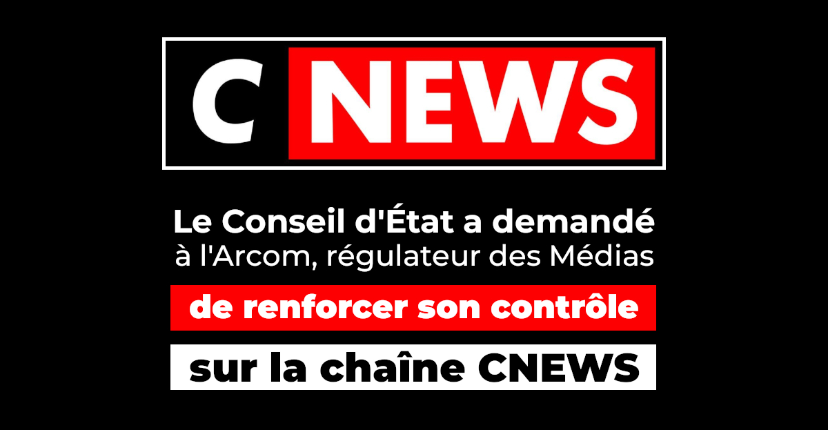 Soutien à CNews : La liberté d'expression s'applique à tout le monde