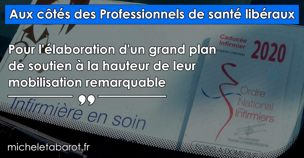 Pour un grand plan de soutien en faveur des professionnels de santé libéraux