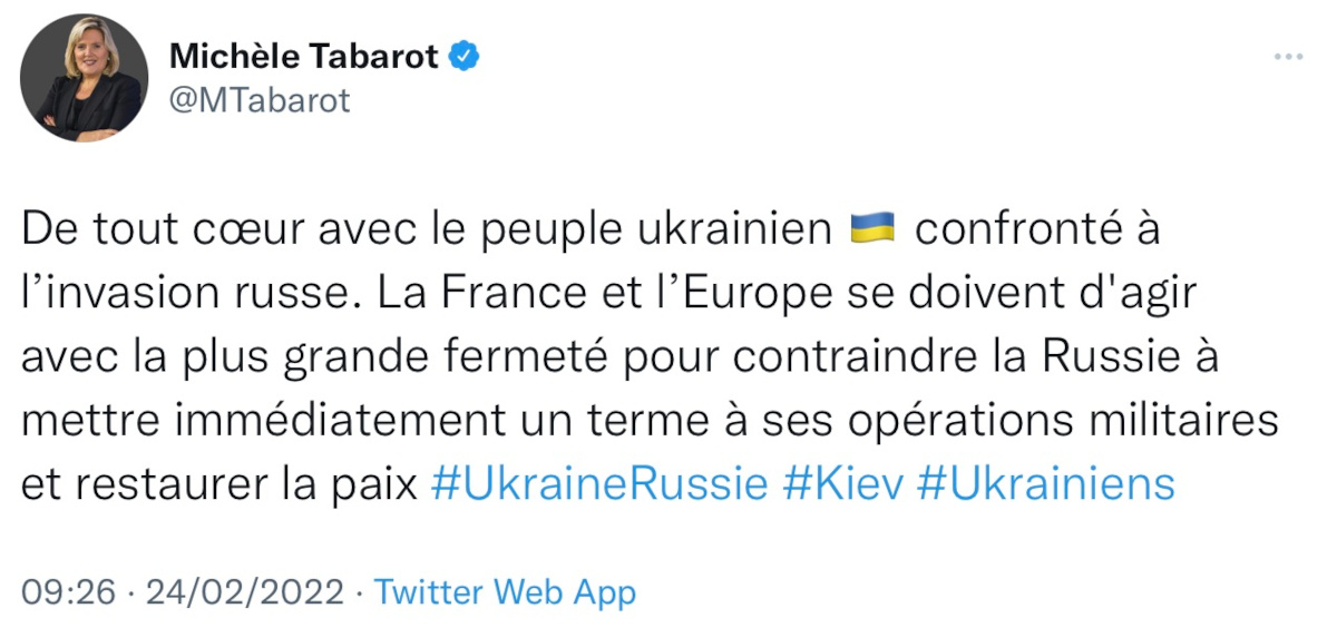 Soutien au peuple ukrainien