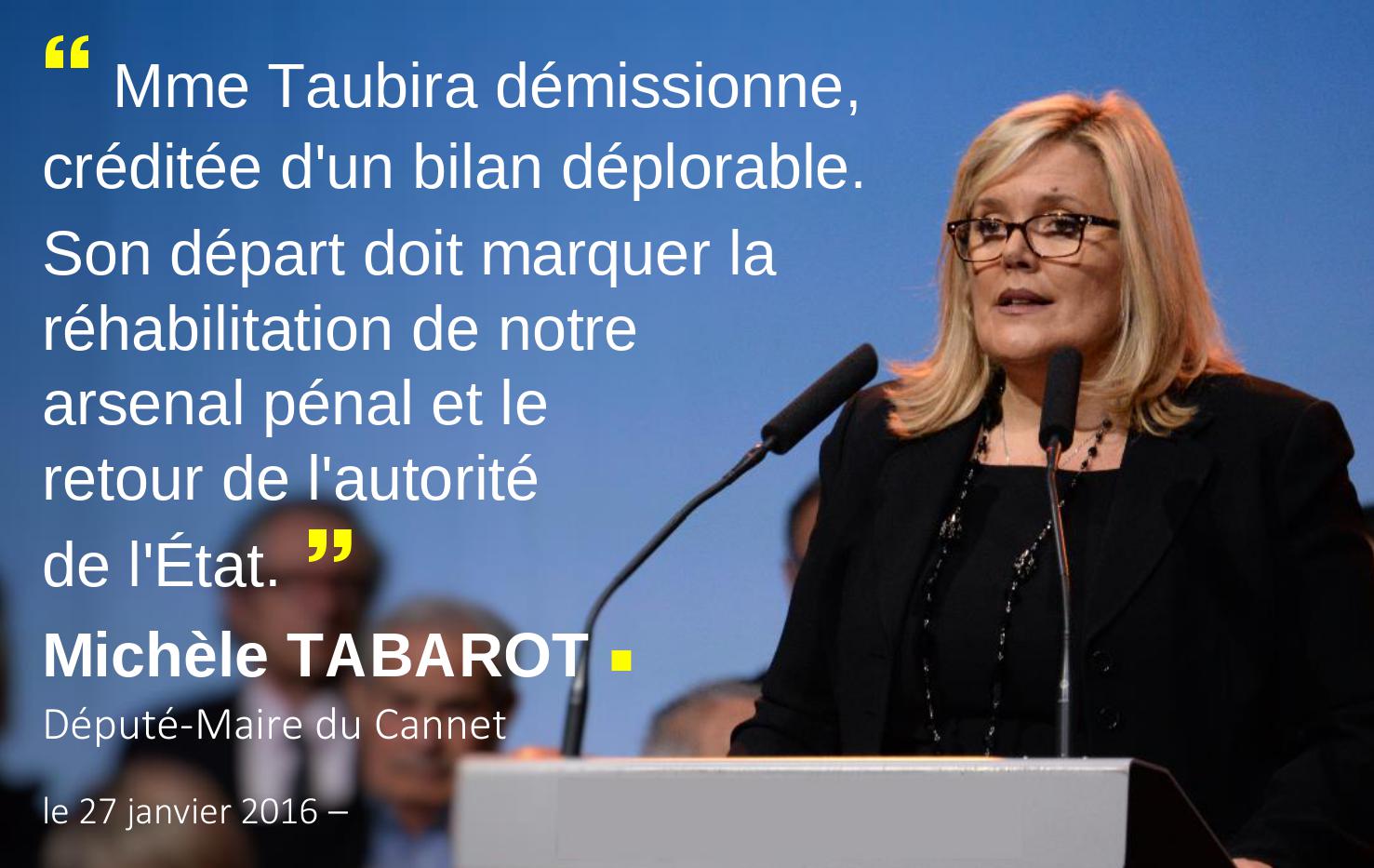 Démission de Christiane Taubira